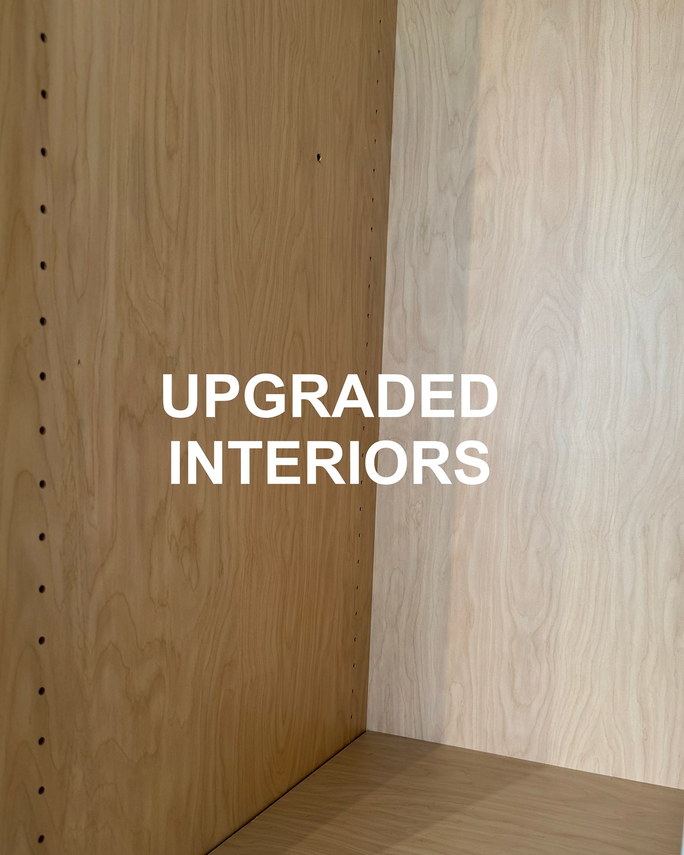 Birch or maple veneered cabinet interior by Blue Mountain Design Bend Oregon